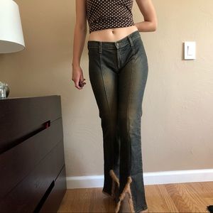 Y2k fur jeans